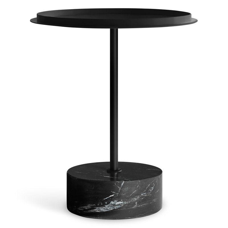 Chit Chat End Table, Black, Black