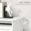 Kitchen Pantry Cabinet with Charging Station and Tilt-Out Trash Cabinet-1350199219
