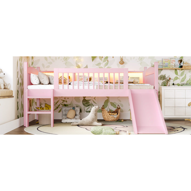 Lit mezzanine simple TG, Pink