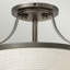 Barryknoll Fabric Semi Flush Mount-16292035