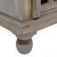 Table de chevet en bois gris antique