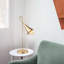 Lampe de table dorée 22,4 "