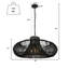 Luminaire suspendu en rotin Calypso-1671803794