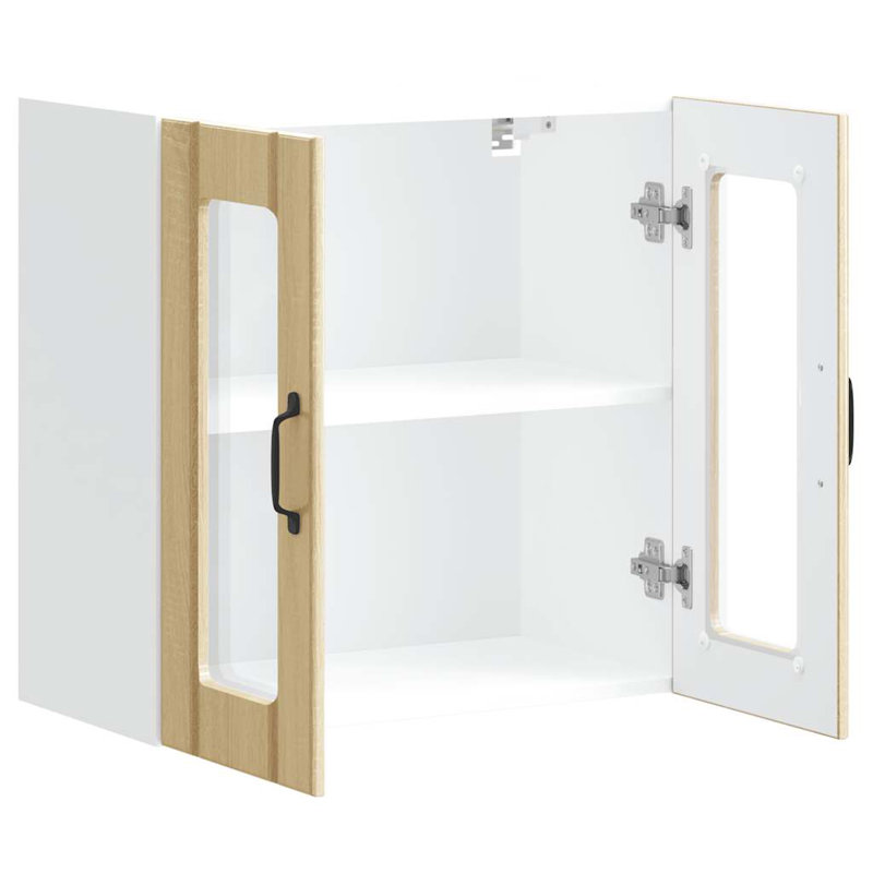 Armoire murale vidaXL, H 23,62 po x l 23,62 po x P 12,20 po, Chêne Sonoma
