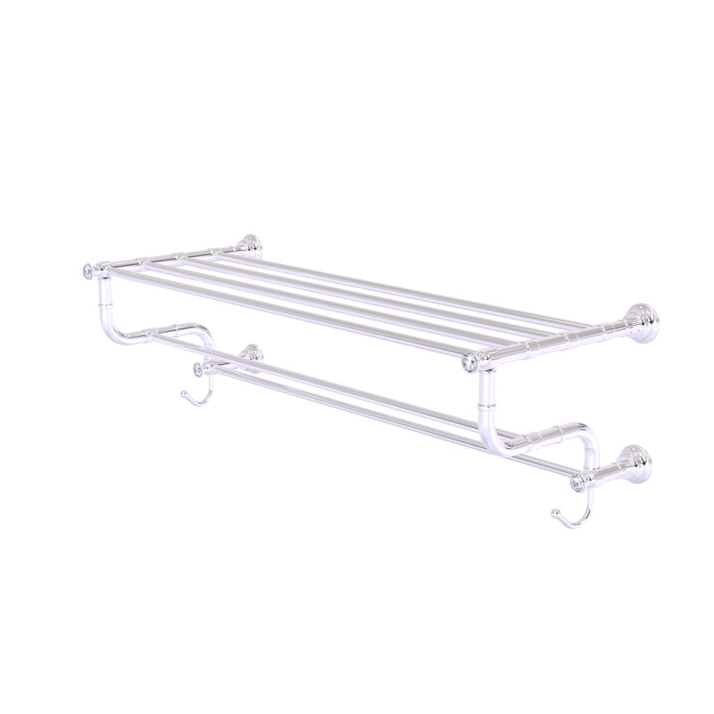 Porte-serviettes mural Freyja, Chrome poli, H 10,6 po x l 26 po x P 12,5 po