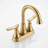 4-Inch Bathroom Faucet with 2-Handle with Pop-up Drain and Supply Hoses-110563459