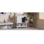 Meuble-lavabo de salle de bain avec lavabo en céramique et rangement polyvalent-1756228144