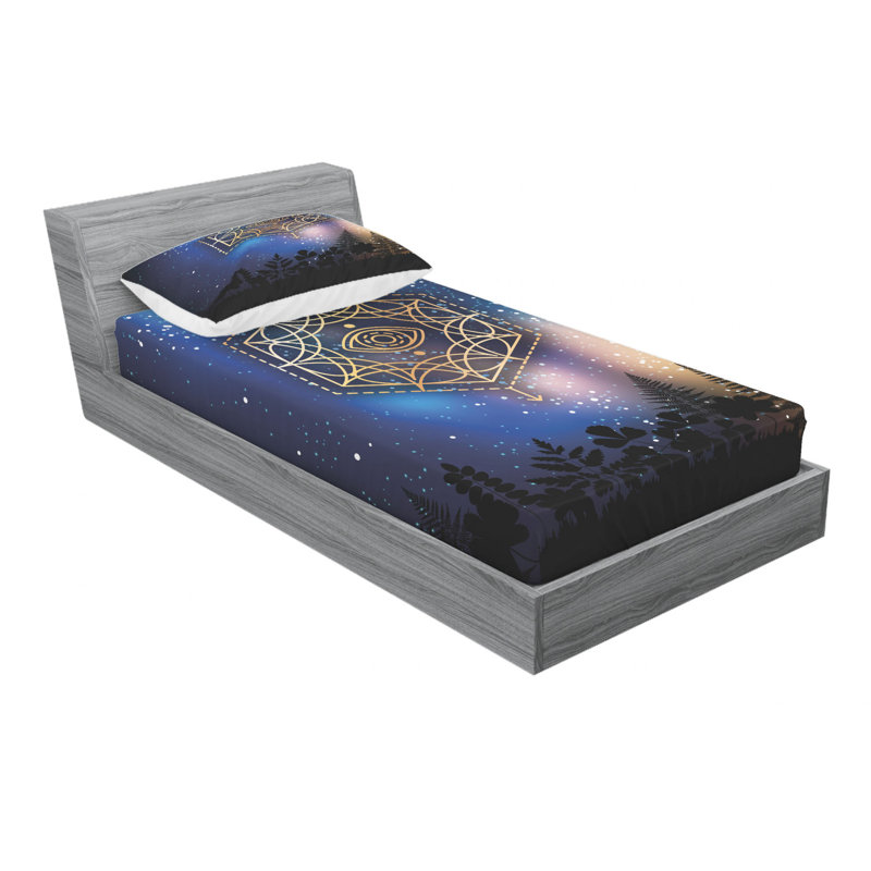 Microfiber Sheet Set, Twin Sheet Set with Fitted Sheet