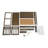 Desktop Organizer Altar Table With Drawer-568992094