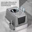 Stainless Steel Litter Box-1136243314