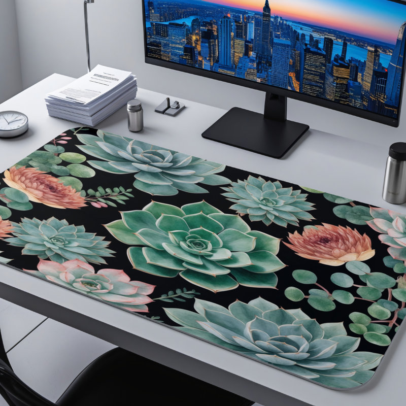 Polyester Desk Pad, 23.6x13.8