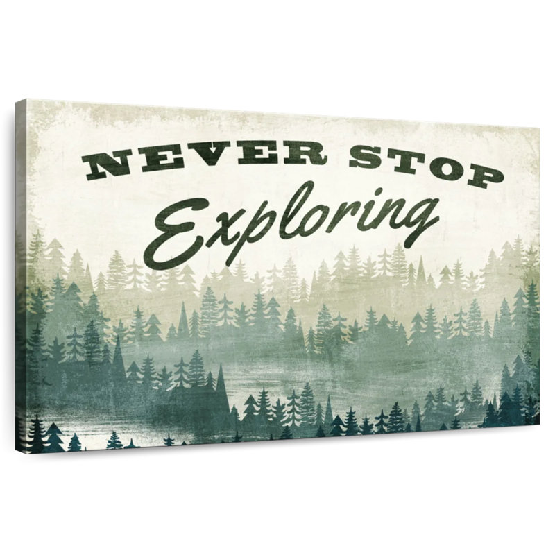 Tergel Never Stop Exploring Greenery, 16" H x 24" W
