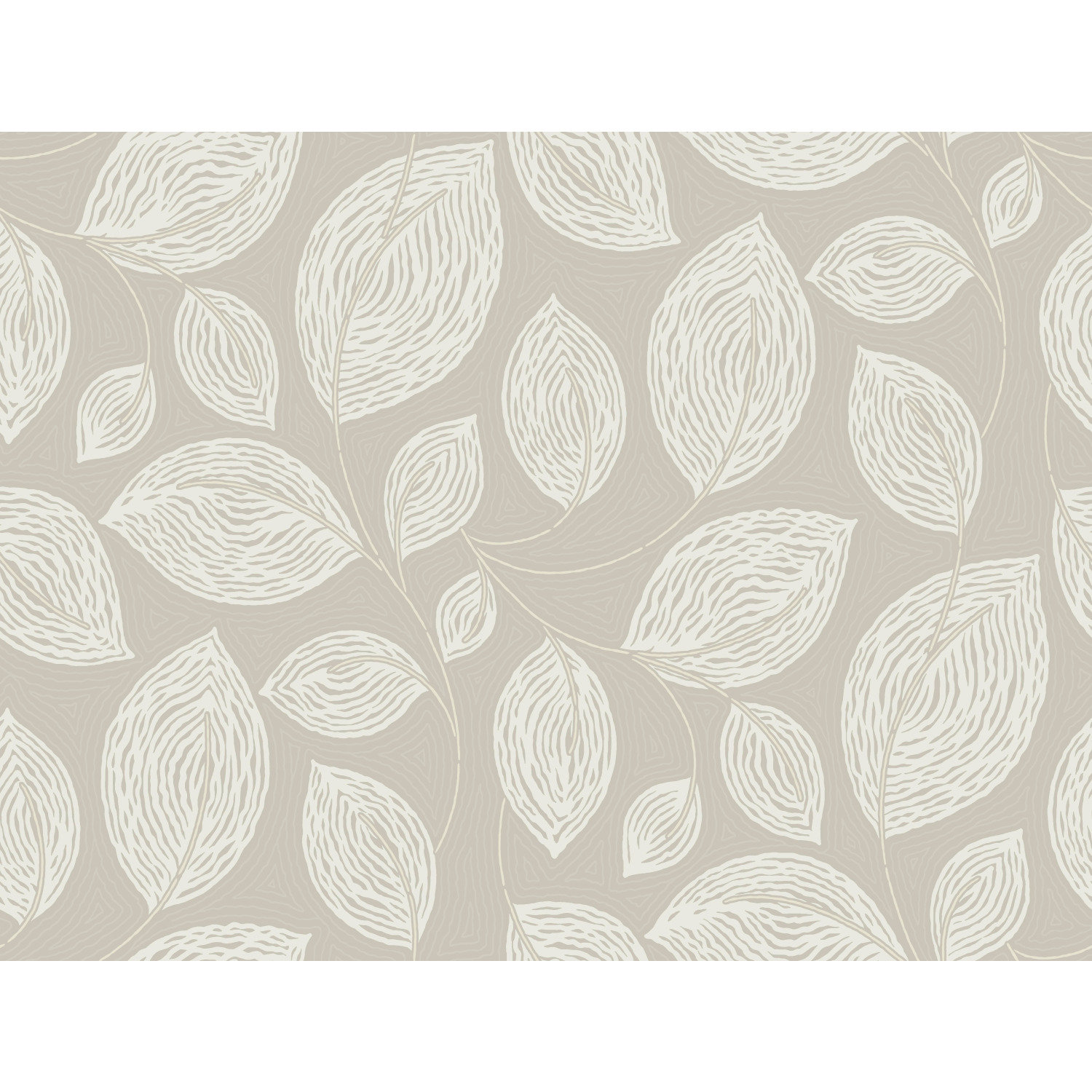 Seona Floral Wallpaper, Taupe