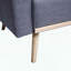 Chaise Mid-Century avec ports de chargement USB, poches et oreiller