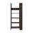 Bookcase, 5 Shelves, Dark Walnut