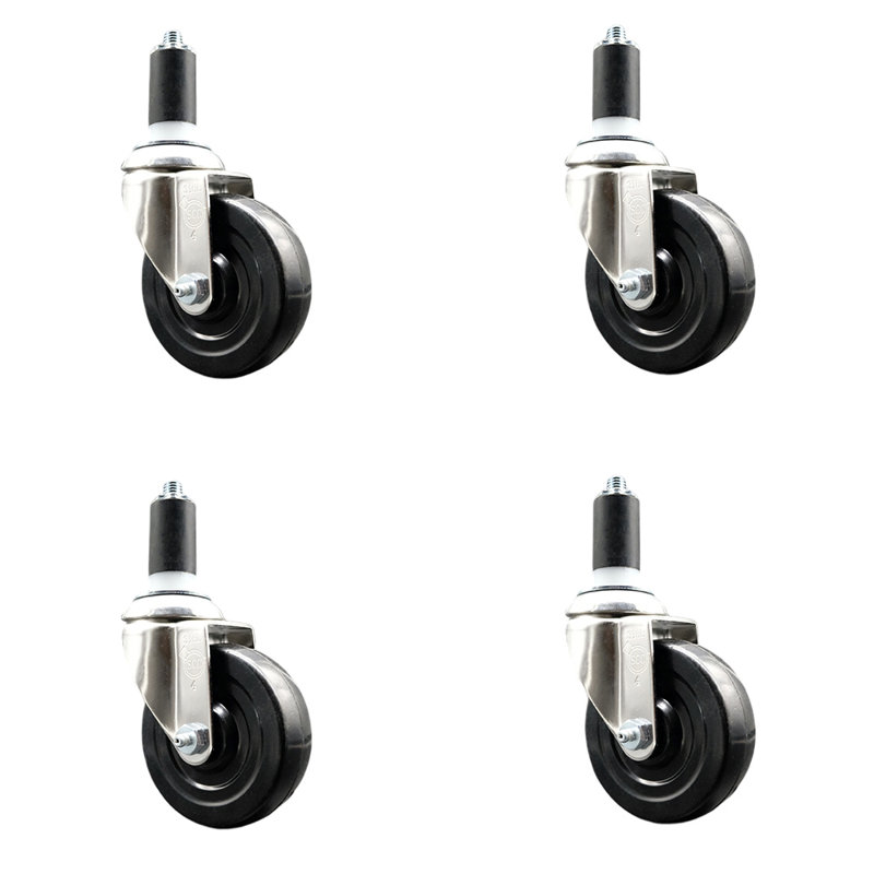 Soft Rubber Casters