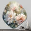 Lupien - pivoines asymétriques, reproduction d'art murale en métal-110503068