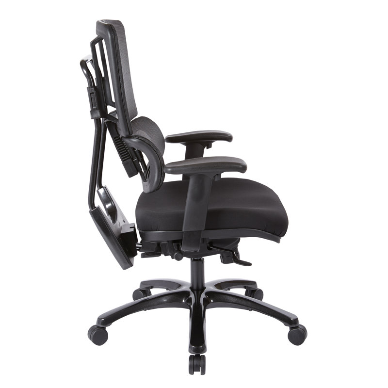 Pro-Line II Polyester Blend Task Chair, Black, Black