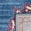 Tapis oriental bourgogne / ivoire Barcus-1163624152
