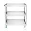 Chariot en acier inoxydable pour garage, atelier