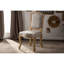 Chaise d'appoint rembourrée en lin Bart Anne