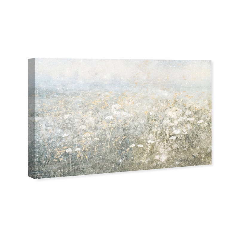 Meadow Veil Canvas Floral & Botanical Print by Oliver Gal, Black Frame, 15 x 10, 16"H x 24"W, Canvas Unframed