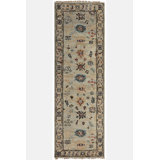 Oriental Area Rug in Gray