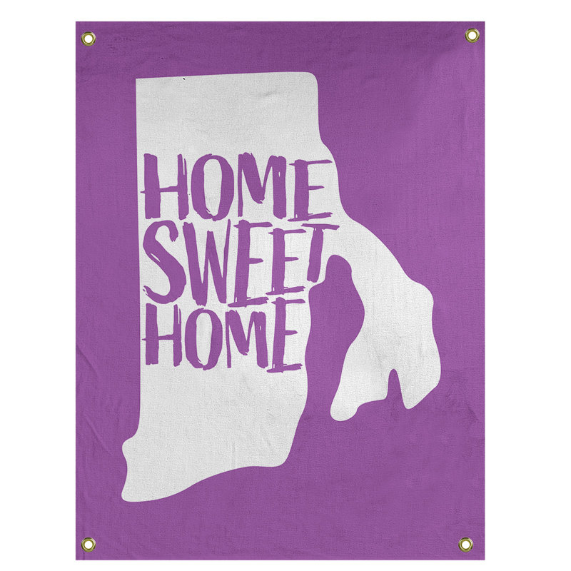 Tapisserie murale island rhode pour îlot home, H 36 po x l 26 po, Violet