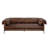 Jaron Mocha Top Grain Leather Sofa
