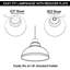 17 cm H Curved Lamp Shade-1041586652