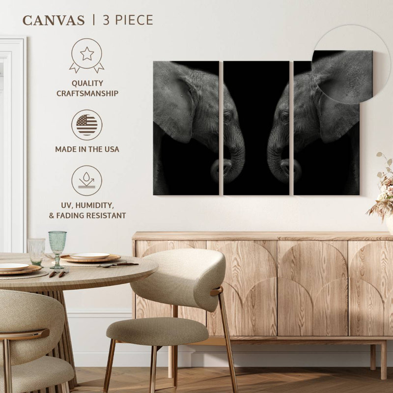 Elephant Sanctuary, 42" H x 65" W