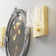 Wall Lamp With Dimmer Switch And USB Charging Port Oval Linear Sleek Lampshade 