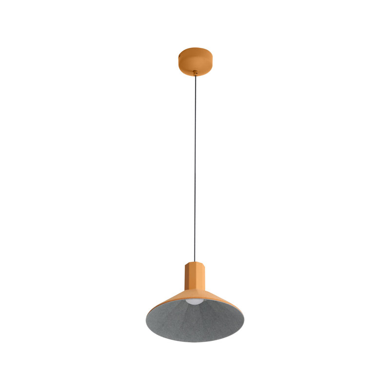 Luminaire suspendu DEL 13 po Meier, Doré