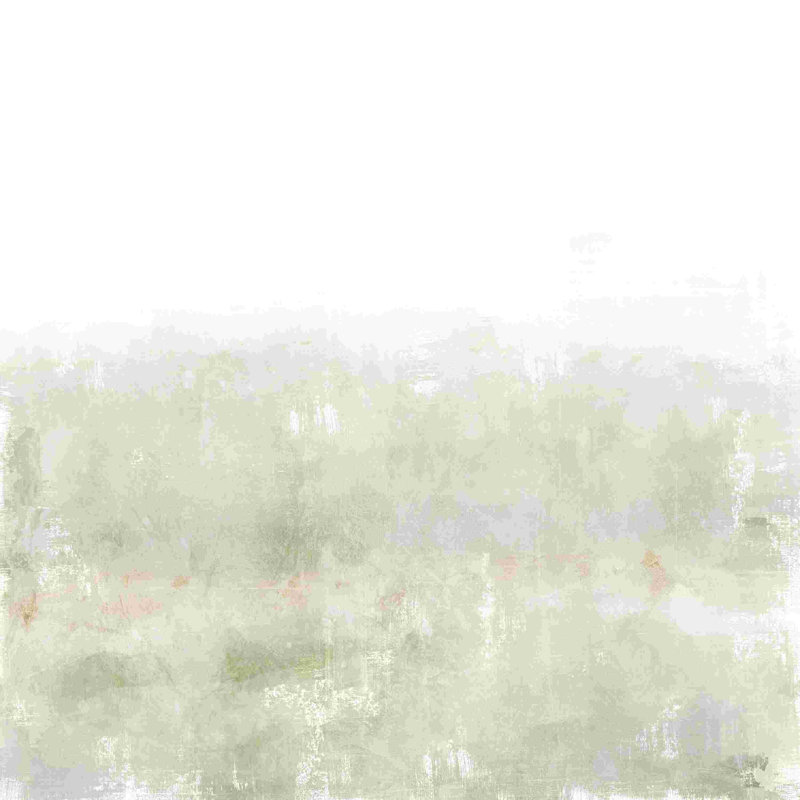 Paysage abstrait discret, H 12 po x l 12 po