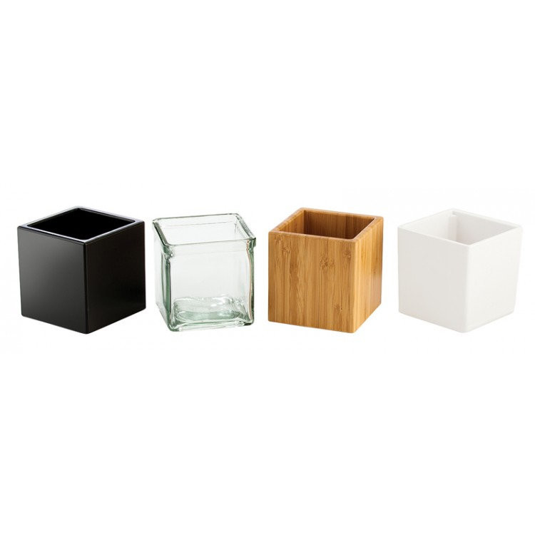 Midnight Bamboo Box 4" x 4"