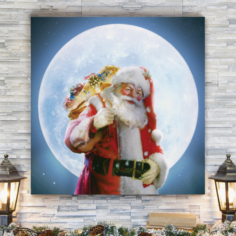 « moonlight delivery », impression sur toile tendue, H 32 po x l 32 po x P 1 po