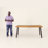 Anes Metal Top Dining Table