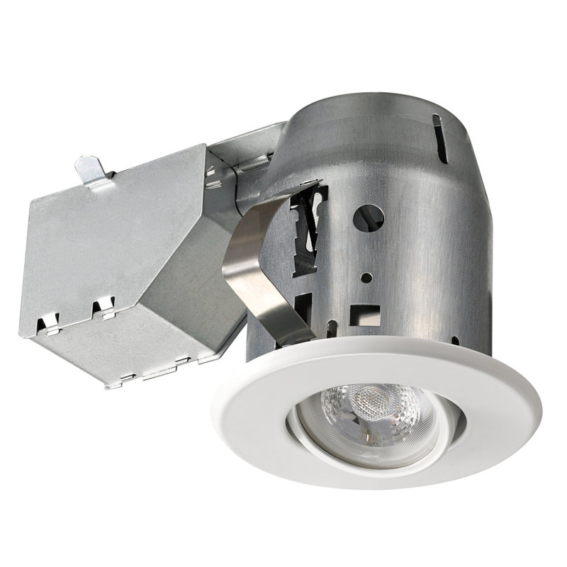 4'' Dimmable Recessed Lighting Kit, White