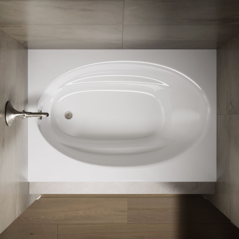 Windward® 60" x 42" Soaking Bathtub, White