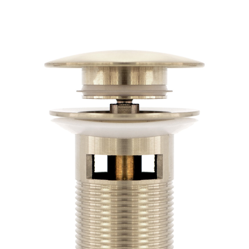 2.62'' W Pop-Up Yes, Brushed Nickel