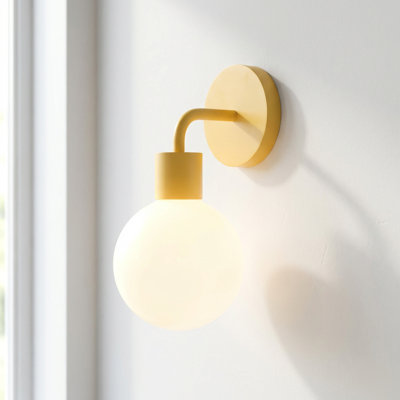 No tools wall light, rechargeable wall sconce, warm lighting Marigold Poplight