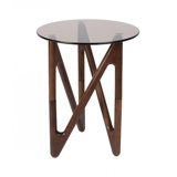 Naia Glass Single End Table