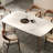 Luxury Marble Ash Rectangular Dining Table Sets-102786946-102786947