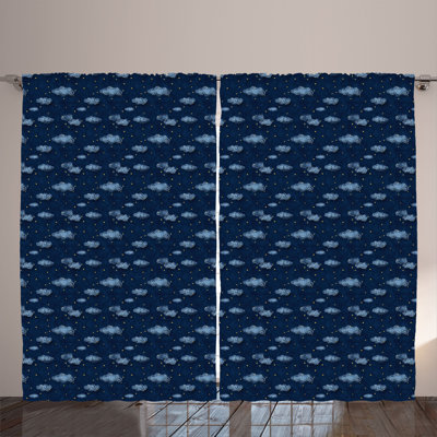 Semi Sheer Curtain Pair