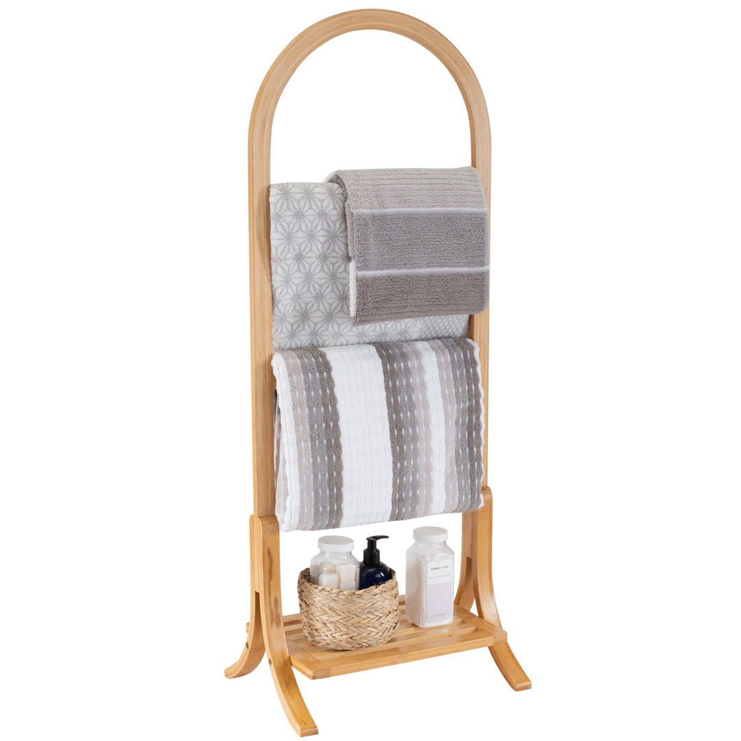 2 Freestanding Towel Stand Organize It All