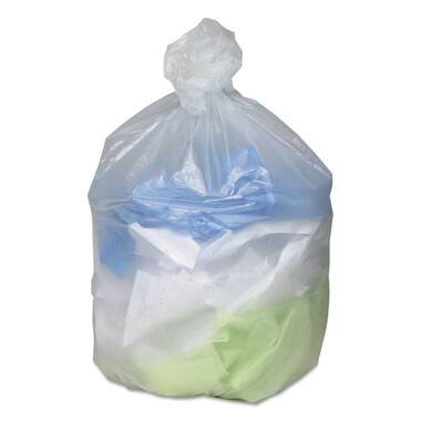 Inbox Zero Polyethylene Plastic Trash Bags - 200 Count