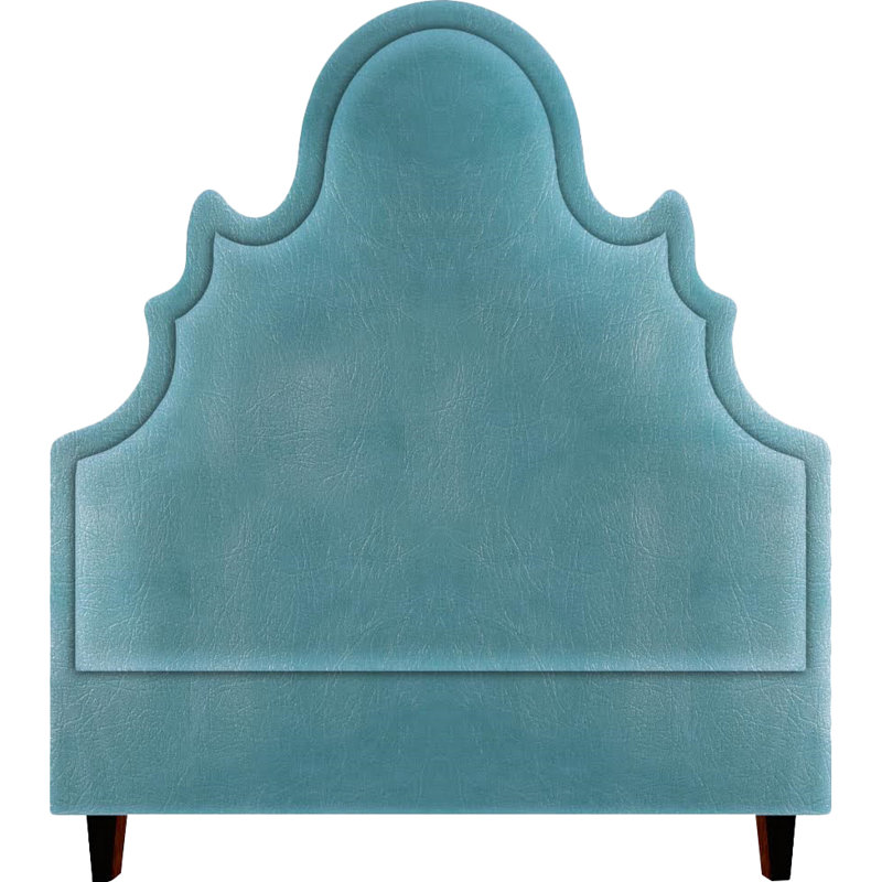 Amalie Upholstered Headboard, Full, Cashew