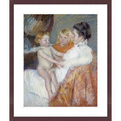« Mère Sara et son bébé » de Mary Cassatt – Reproduction giclée encadrée