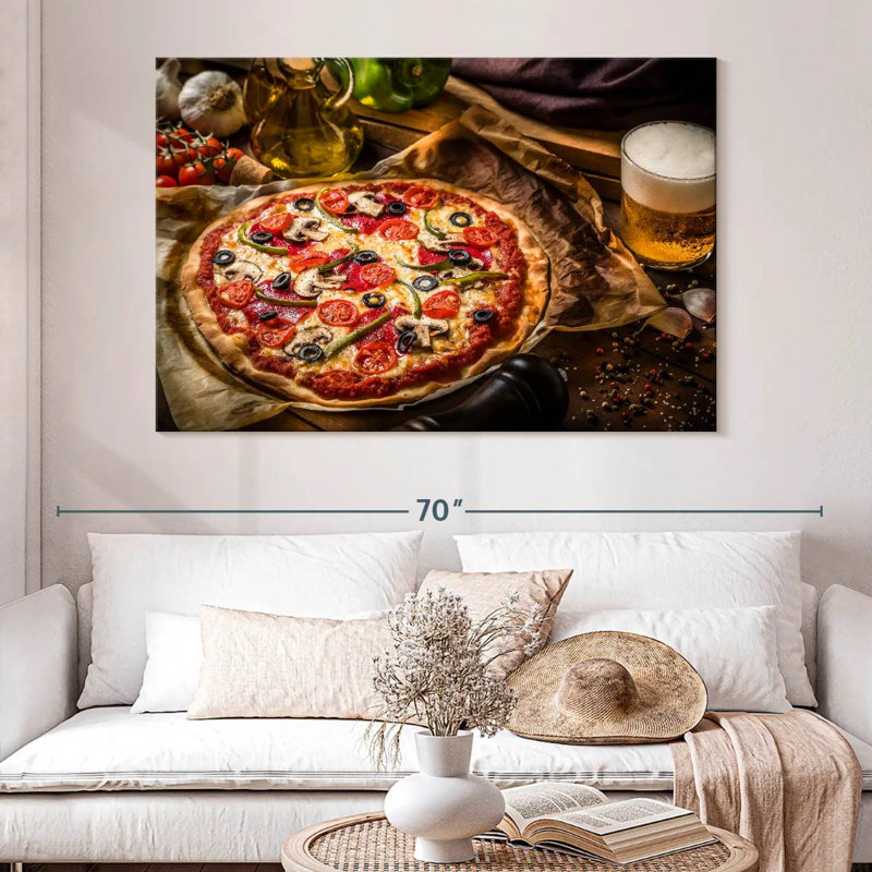 Yarlin Beer And Pizza, 34" H x 51" W