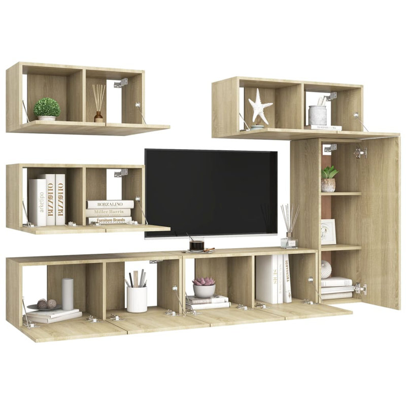 Azed Entertainment Unit for TVs up to 32", Sonoma Oak